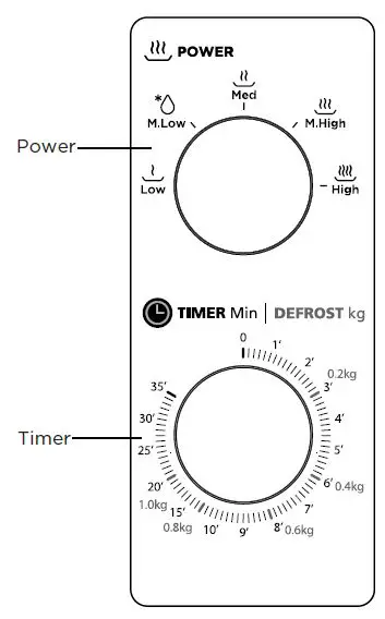 Midea 20L Microwave MM720C2AT-Silver fig4