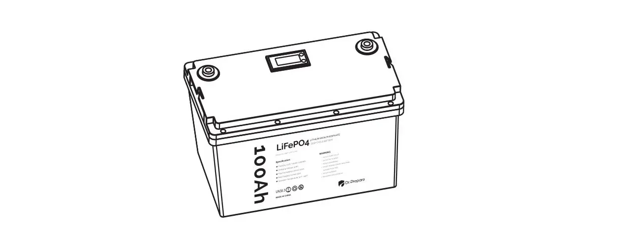 Dr Prepare Dbt-lfp12100-1csc 12v 100ah Smart Lithium Iron Phosphate User Guide Dr Prepare Dbt-lfp12100-1csc 12v 100ah Smart Lithium Iron Phosphate User Guide