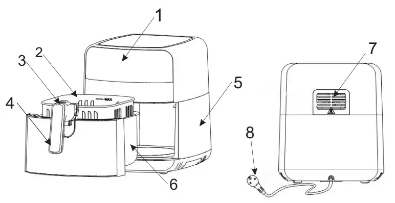 camry CR 6311 Air Fryer Oven - PAT 1