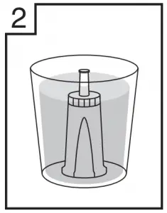 a close up of a glass