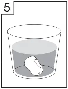 a close up of a glass