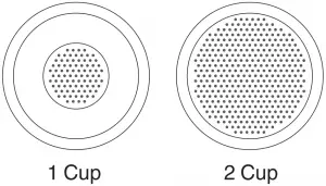 a close up of a strainer