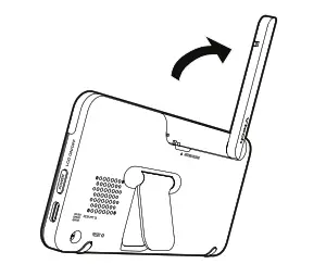Raise the parent unit antenna for better reception