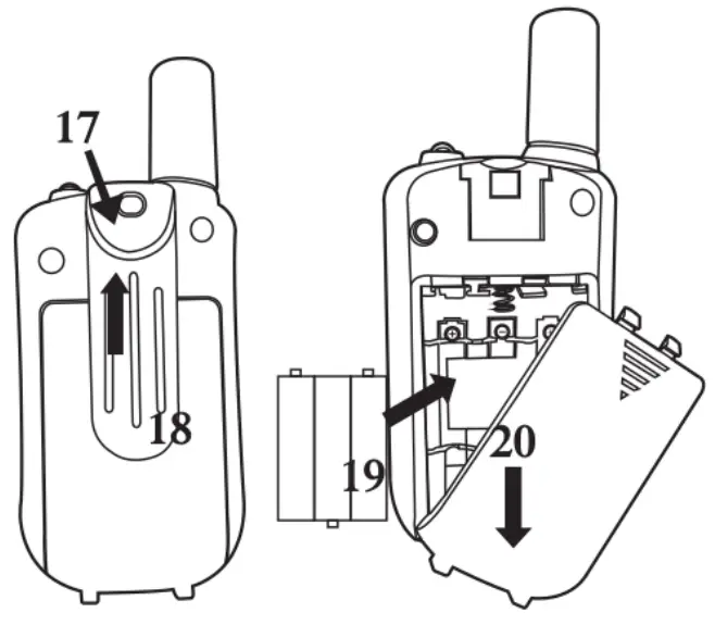 Global Mei Chuang T899 Portable Radio Walkie Talkie - pic 02