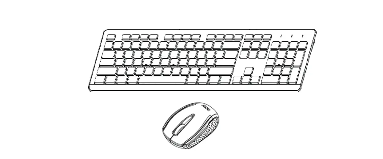Acer Akr120 Wireless Keyboard User Guide