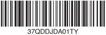 dji FPV Goggles Antenna - Bar Code