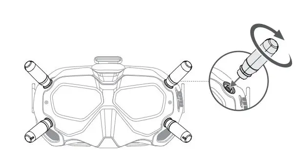 dji FPV Goggles Antenna Main Product overview