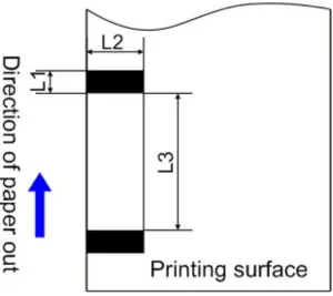 Mark paper parameters