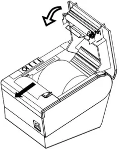 Loading or change paper roll