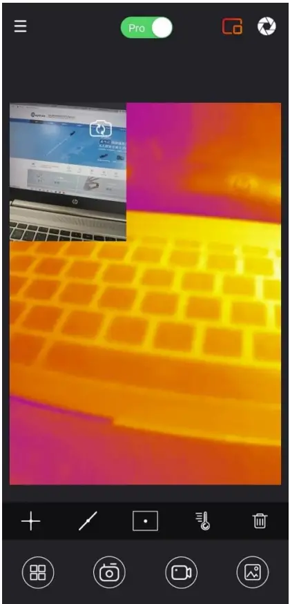 InfiRay P2 Night Vision Go Thermal Camera Imager Infrared Imaging for Mobile Phone - app10