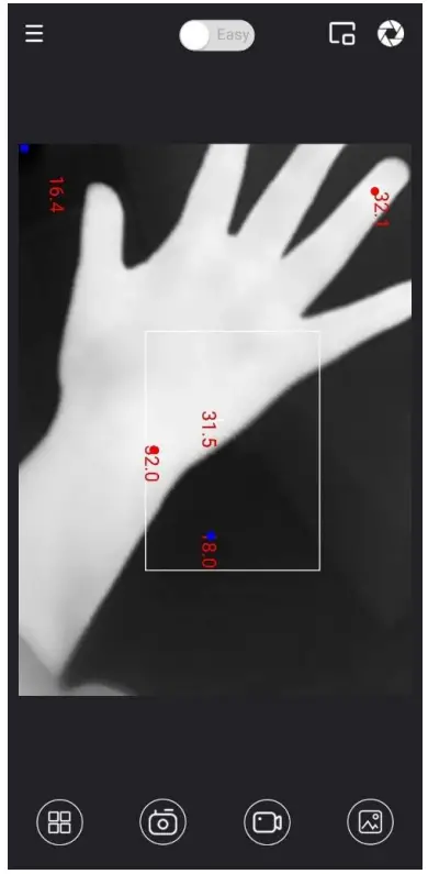 InfiRay P2 Night Vision Go Thermal Camera Imager Infrared Imaging for Mobile Phone - app7