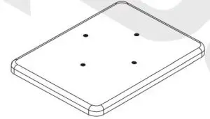 ROCKVILLE Wood Speaker Stands Parts