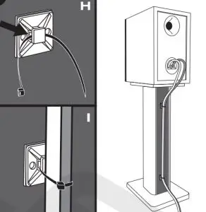 Assembly Instruction of ROCKVILLE Wood Speaker Stands