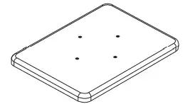 ROCKVILLE Wood Speaker Stands Parts