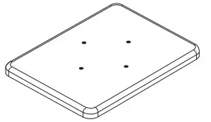 ROCKVILLE Wood Speaker Stands Parts