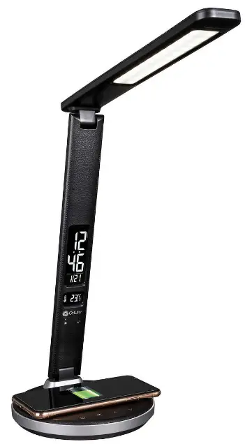 OttLite SCEQB00Z-CA LED Sanitizing Lamp with Wireless Charging