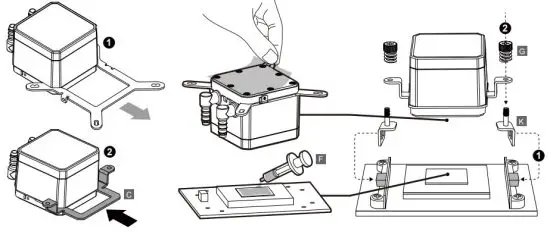 COUGAR A50945 Aqua 120 AIO Liquid Cooling - AMD