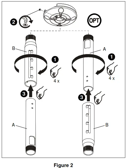 CHIEF Fixed and Adjustable Length Columns - ADJUSTABLE
