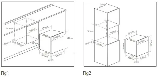 caple C2234 Classic Single Oven - INSTALLATION 2