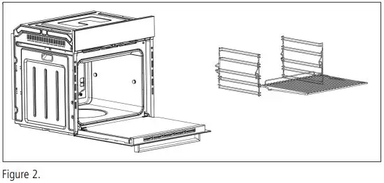 caple C2234 Classic Single Oven - SIDE RACKS