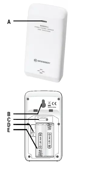 BRESSER 7009999 Thermo Hygro 7 Channel Sensor 868MHz fig 2