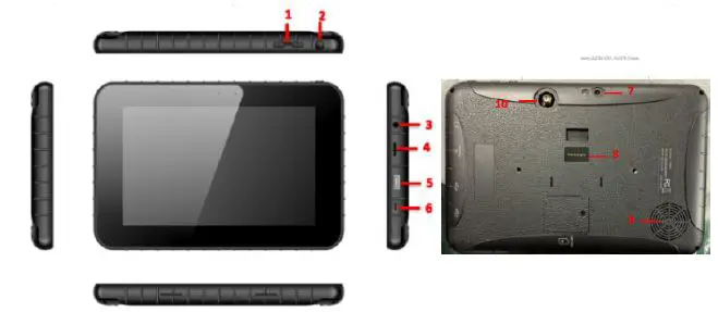 Jacs Solution TT0802 4G LTE Android Tablet FIG1