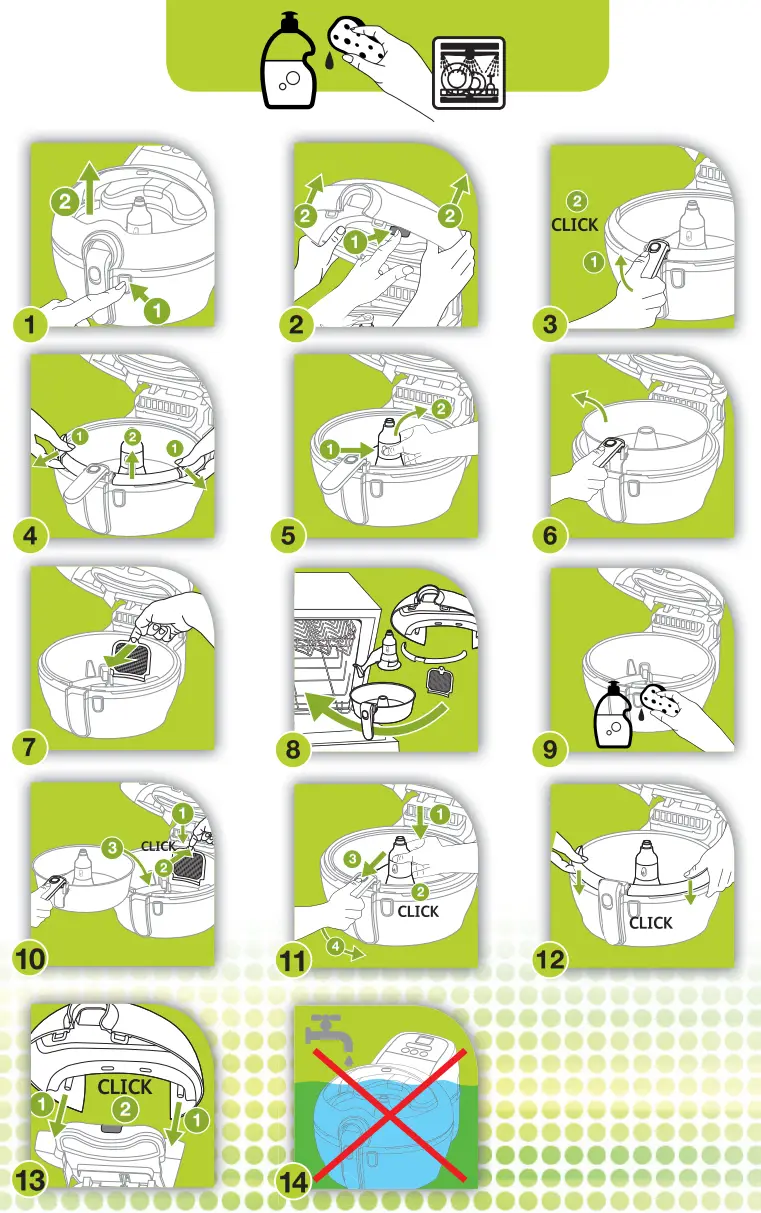 Tefal FZ750060 Air Fryer - ACTIFRY EXPRESS2