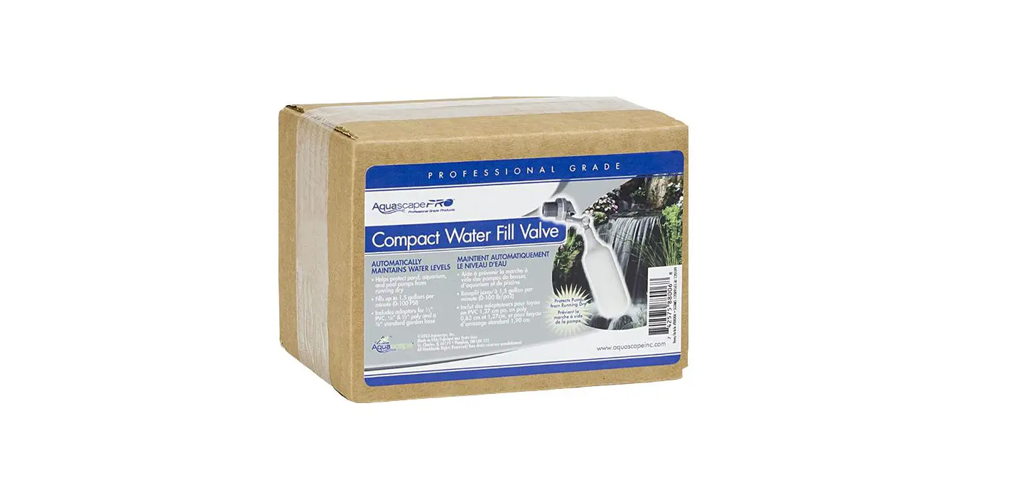 Aquascape 88006 Pro Economy Compact Water Fill Valve Instruction Manual Aquascape 88006 Pro Economy Compact Water Fill Valve Instruction Manual