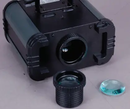 ADJ H2O DMX IR 80 Watt LED Water Flowing Effect Light Projector - Lens 1