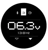 a close up of a clock