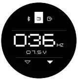 a close up of a clock