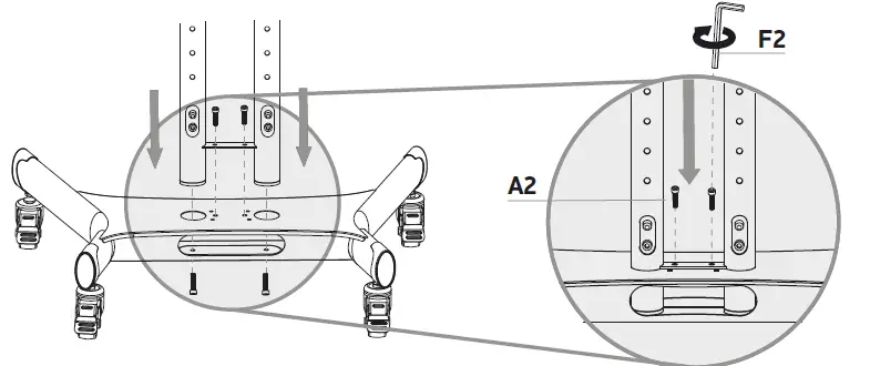 ONKRON-TS1551-40-Inch-Mobile-Cart-for-TVs-FIG-6