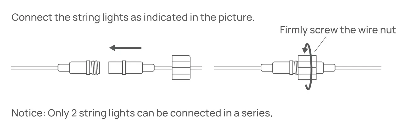 ASAHOM S1020 RGB Outdoor String Lights 1