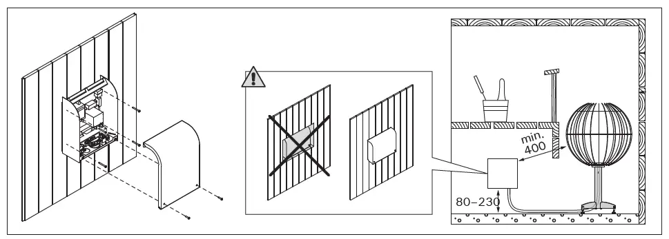 HARVIA GL70 Electric Sauna Heater FIG 21