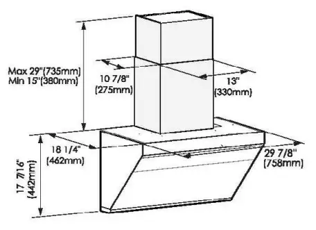 FOTILE JQG7501.G 30 Range Hood - Fig 13