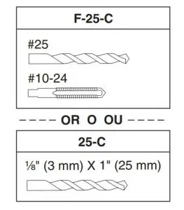 FIG 12 Prepare 4 Holes