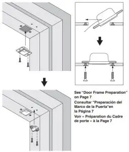 FIG 16 Install Top Strike & Release Bracket