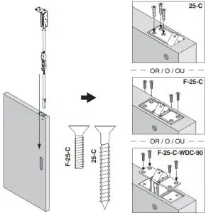 FIG 21 Assemble Rods & Latches