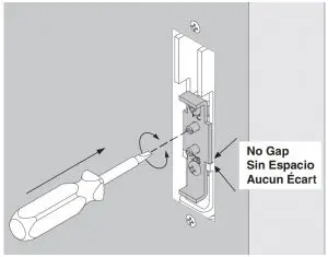 FIG 25 Adjust Center Slide with Latch Fully Extended