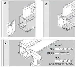 FIG 32 Mark and Prepare 2 Holes