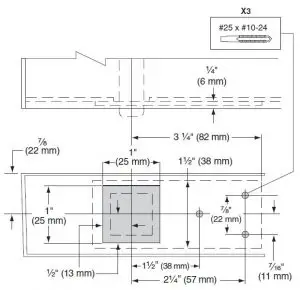 FIG 38 Bottom Bolt Guide