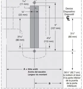 FIG 7 Prepare Door Cutout