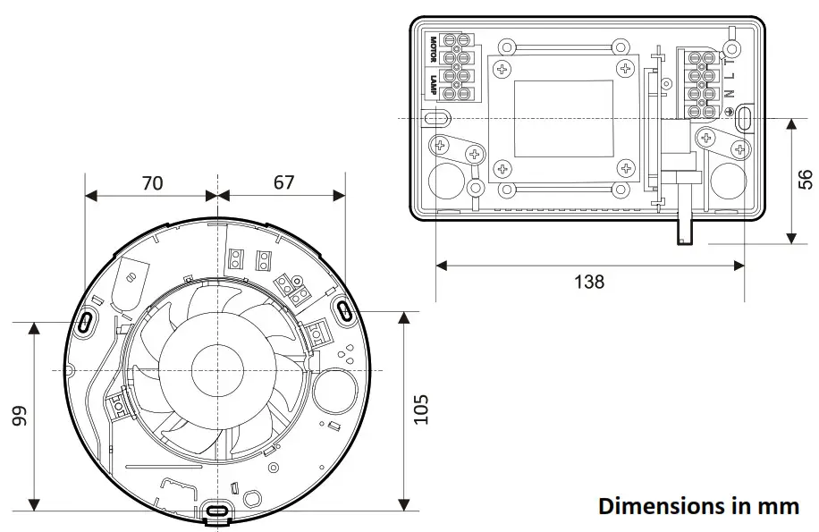 Xpelair Illumi Shower Fan Complete --