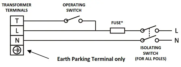 Xpelair Illumi Shower Fan Complete -- Earth Parking Terminal only