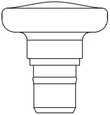 ZARIFA USA Z-Smart Mini Massage Gun - Plate shape