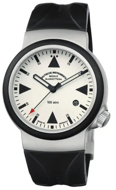 MUHLE GLASHUTTE M1 41 08 S A R Rescue Timer Lumen Watch - cover