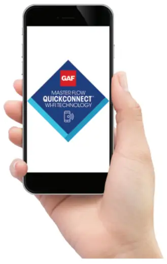 Master Flow ERV5WWQCT 1250 CFM Weathered Wood Quick Connect Roof Mount Attic Fan - fig