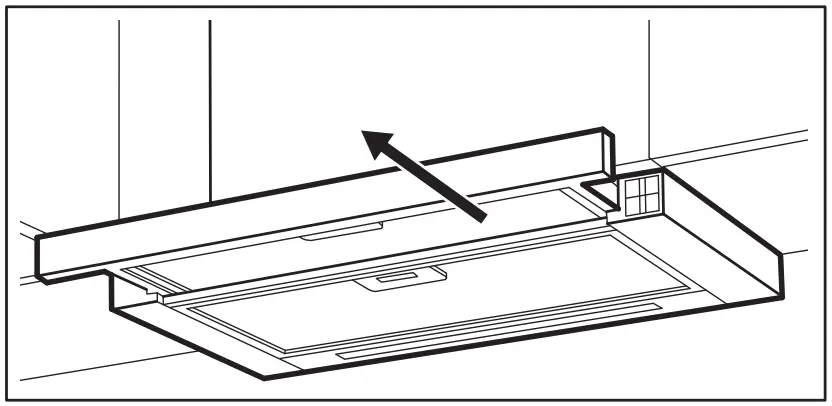 AEG DPB3631S Cooker Hood - drawer