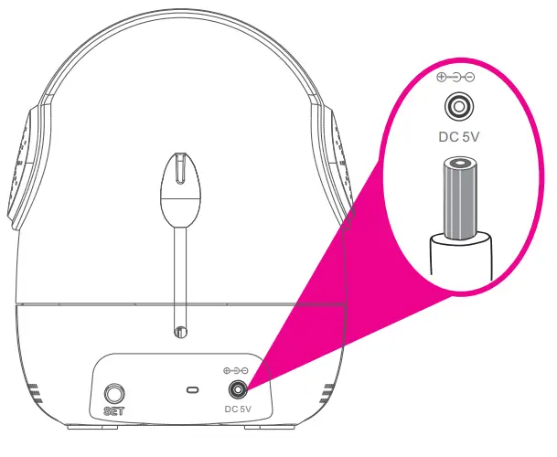 Shenzhen GD8205 Digital Wireless Baby Monitor - Powering