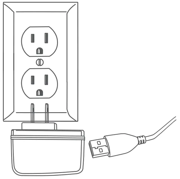 Shenzhen GD8205 Digital Wireless Baby Monitor - socket
